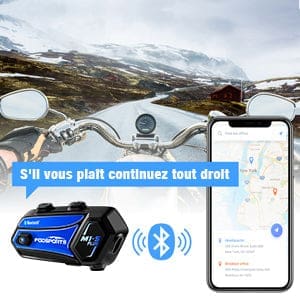 écoutez votre GPS à moto avec votre oreillette de casque