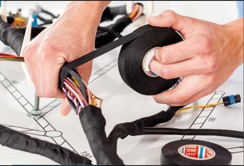 bande de faisceau électrique