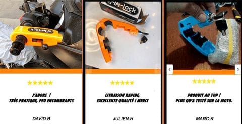 avis antivol moto de guidon