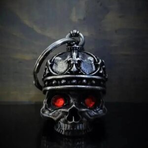Cloche de moto unique « Cloche de diamant du crâne du roi »