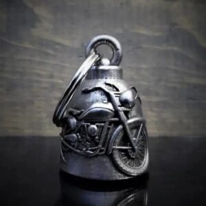 Cloche de moto unique « Une moto en direct pour faire sonner la cloche »