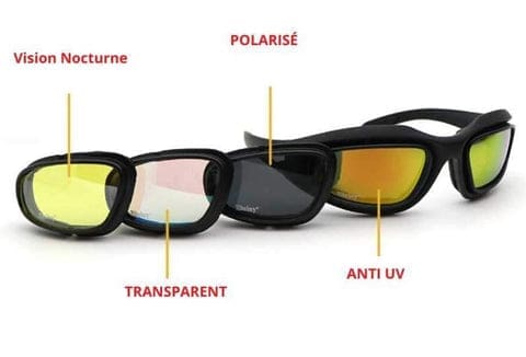lunette de protection multiple verre pour conduite de nuit polarisé