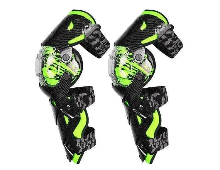 Genouillères Alpinestars Supertech RK-10 Plasma - Certifiées CE Niveau 1 - Légères, Protection Genou Motocross, Noir/rouge