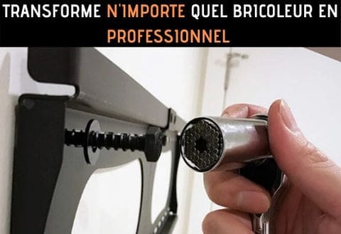 magikgrip™ douille universelle de 7 a 19 mm a tige sur ressort